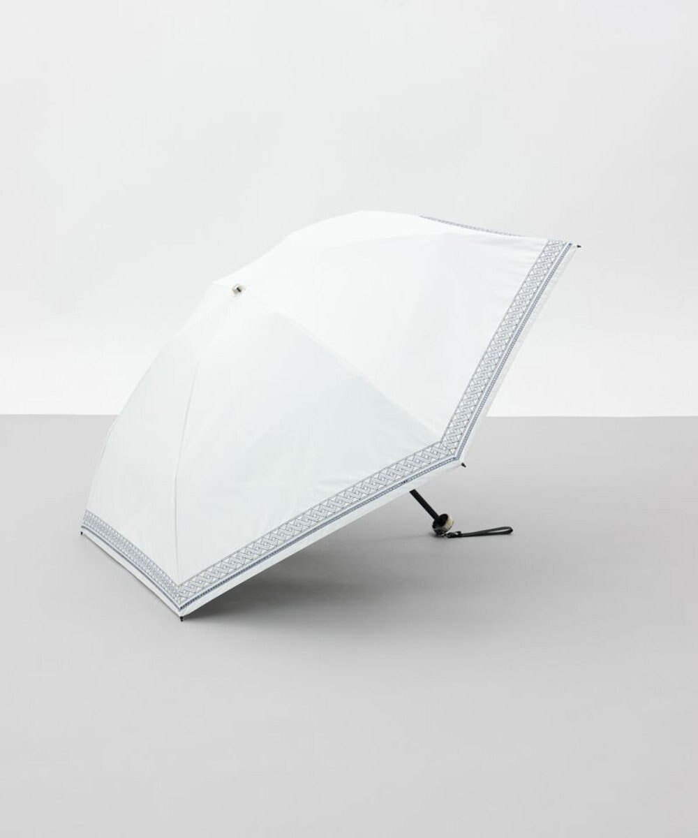 AURORA 【 BLAO（ブラオ）】刺しゅう晴雨兼用傘(折りたたみ傘) 