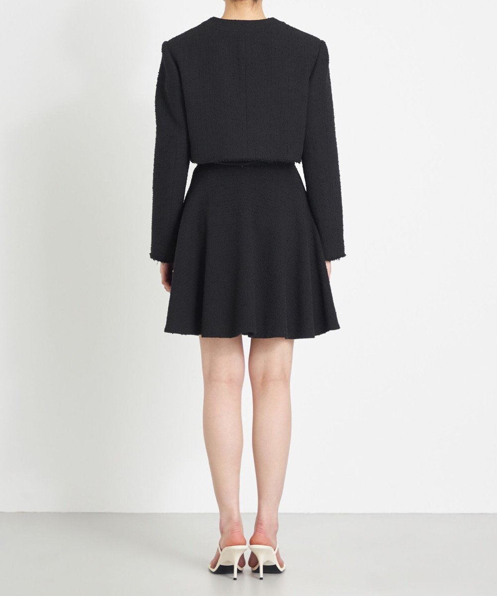 NAVE 【Nave】ストライプツィード  フレアースカート 