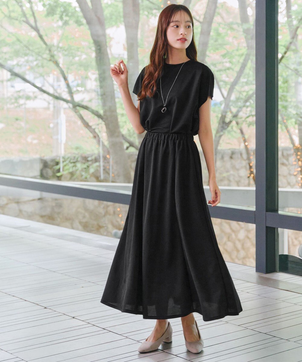 Tiaclasse 【選べる】フレア＆タイトカノコスカート 