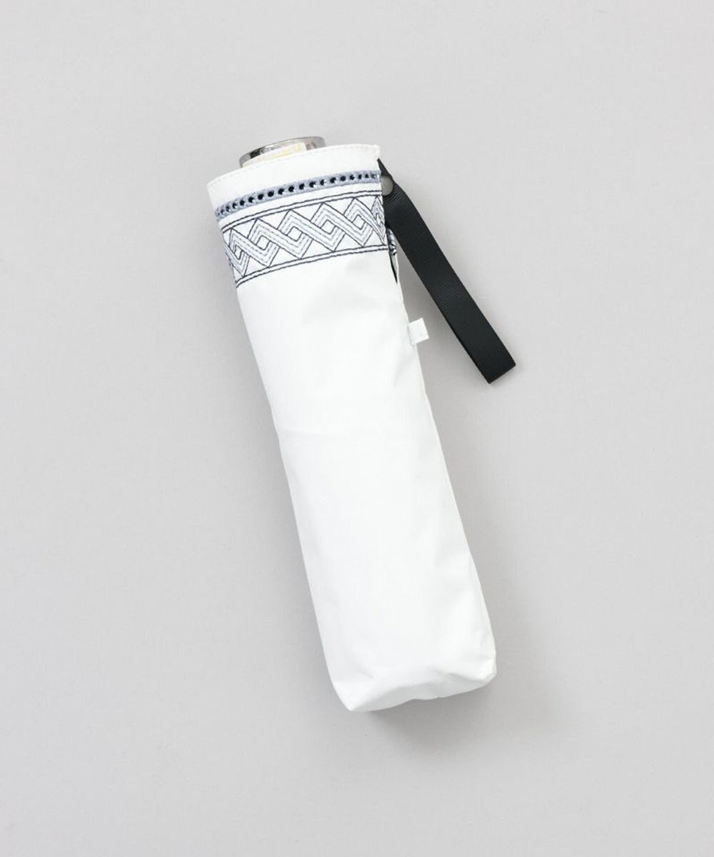 AURORA 【 BLAO（ブラオ）】刺しゅう晴雨兼用傘(折りたたみ傘) 