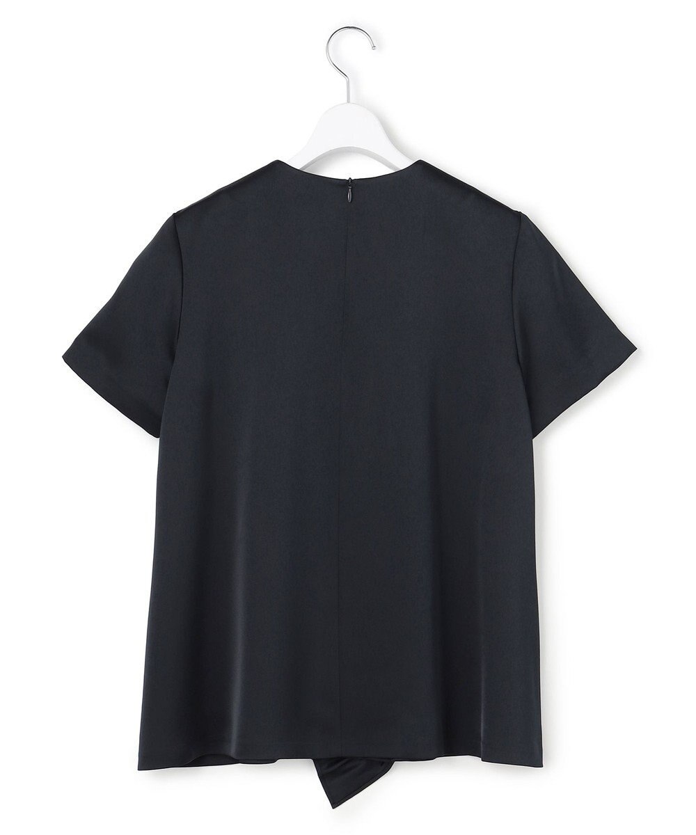 23区 L 【APPLAUDIR】クリアダブルサテン フリルデザイン ブラウス 