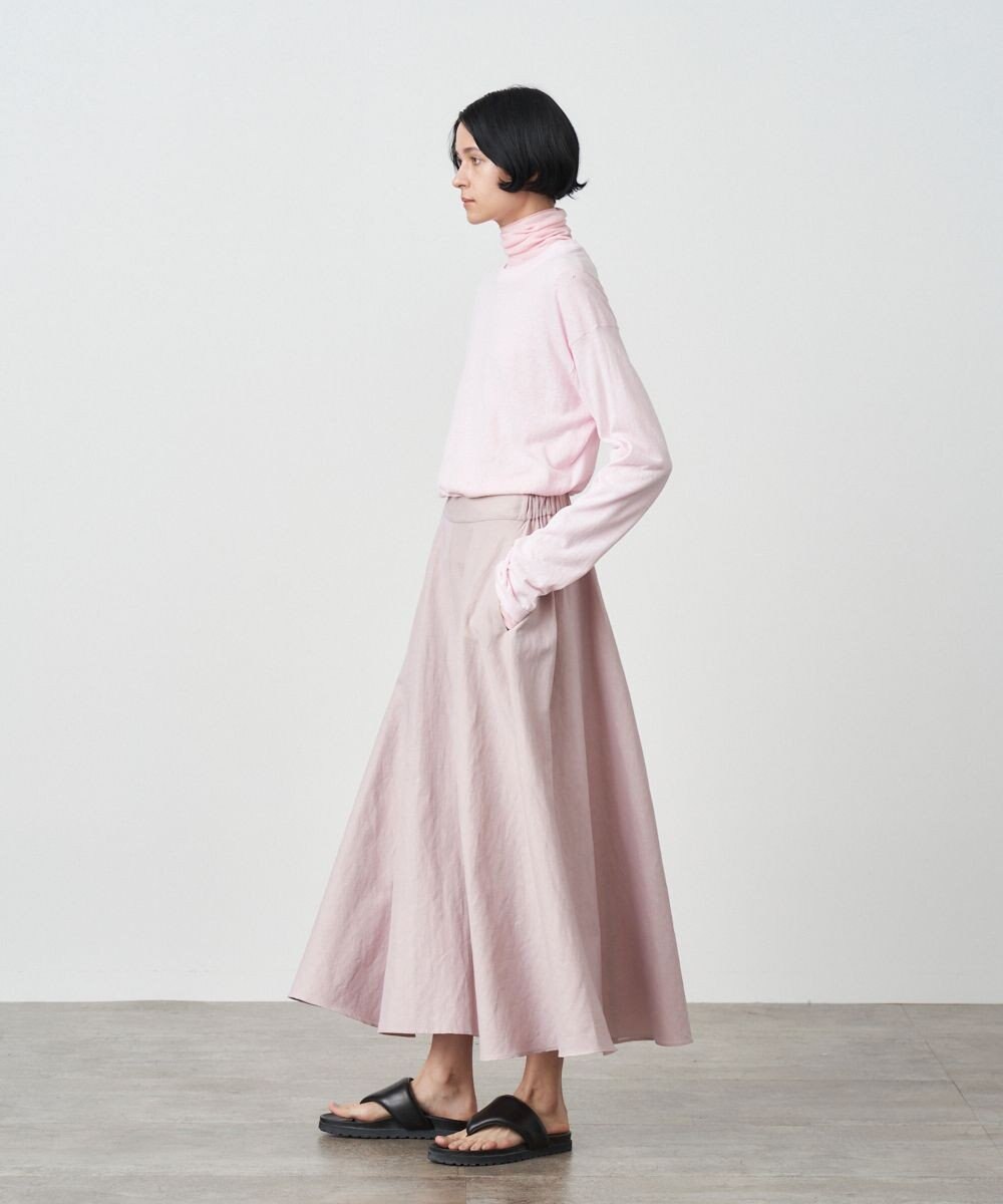 ATON LIGHT HEMP | イージーフレアスカート 