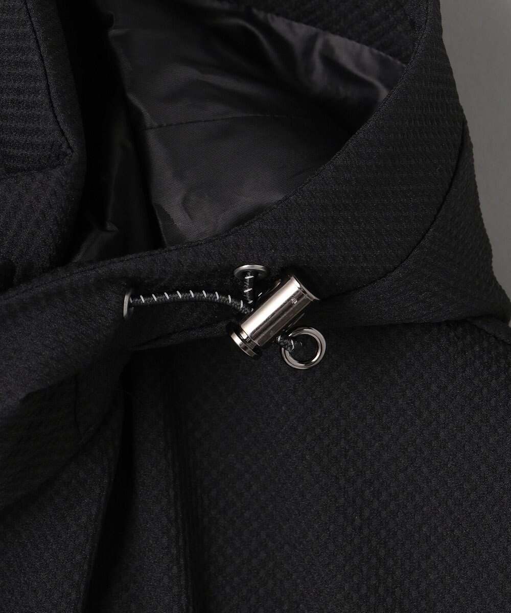 GOTAIRIKU 仕事で着られる【シワになりにくい/洗える/ストレッチ/吸水速乾】バブルテック フーデッドブルゾン 