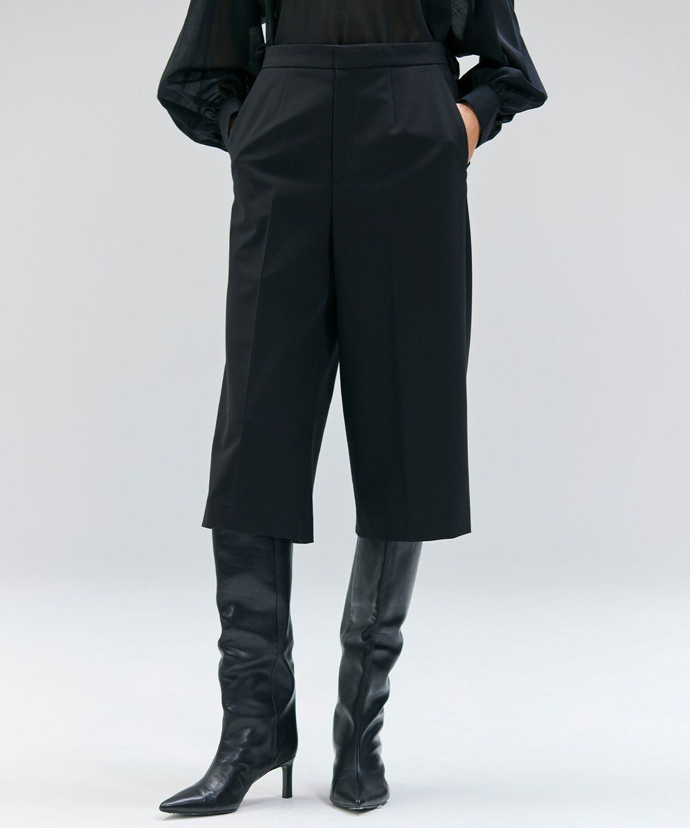 BEIGE， 【セットアップ対応・洗える】ZEPHYR / ウールライクハーフパンツ 