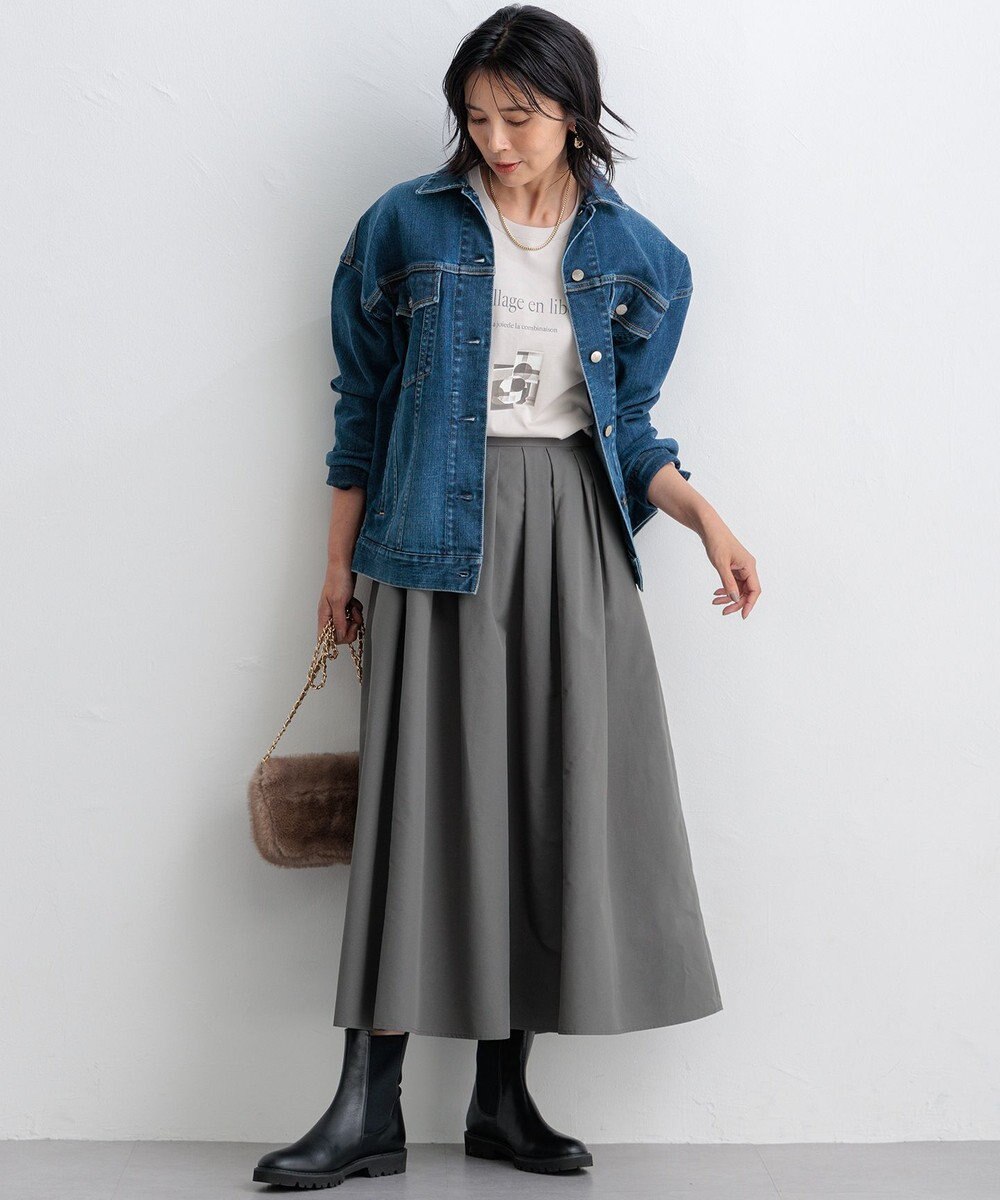 23区 S 【再入荷/RED CARD TOKYO×23区】オーバーサイズ デニム ジャケット 