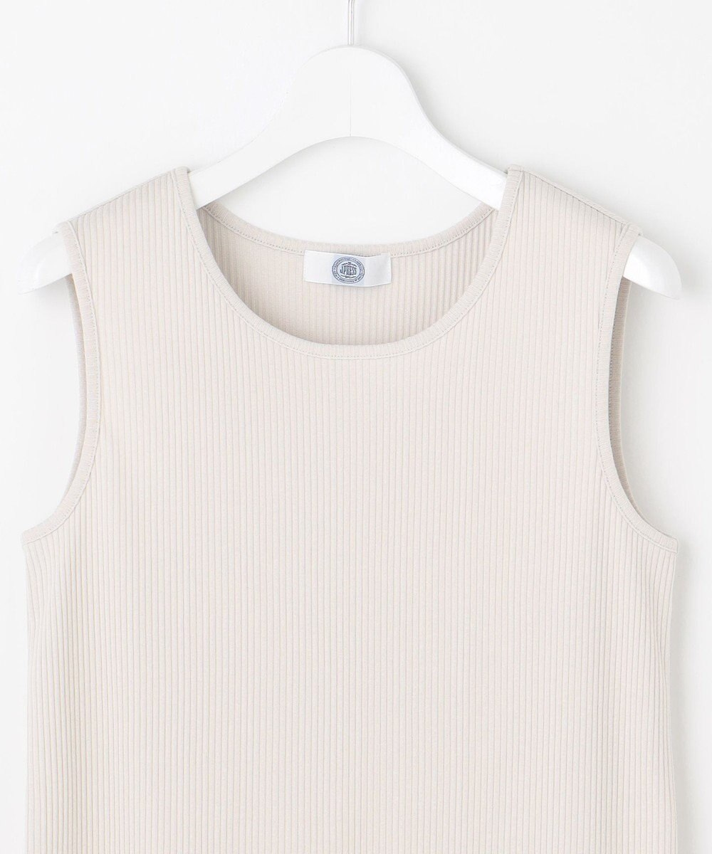 J.PRESS LADIES 【洗える】リブ ノースリーブ カットソー 