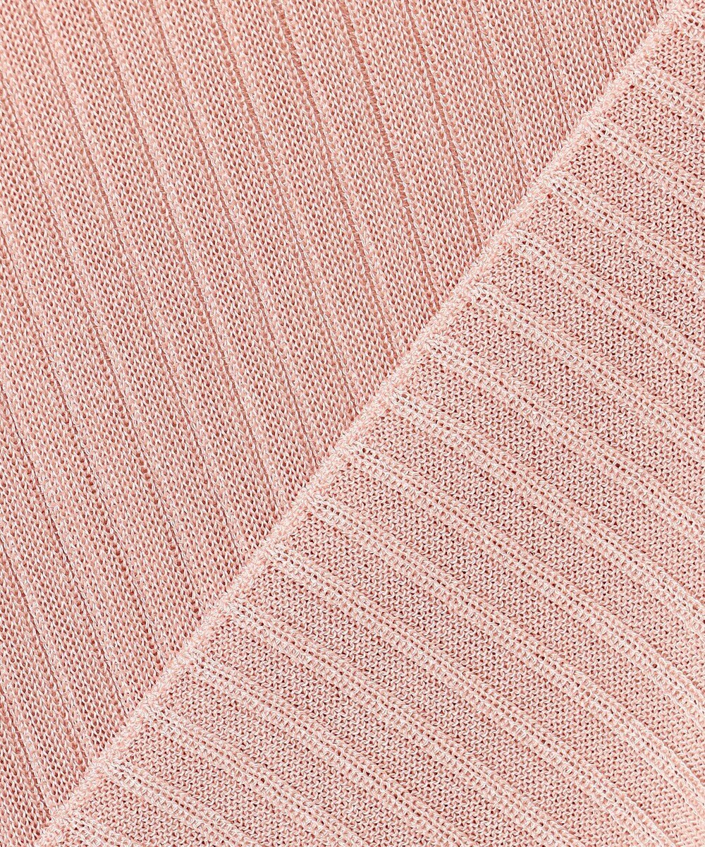 uncrave ラスターシアーニット ワイドリブトップス 