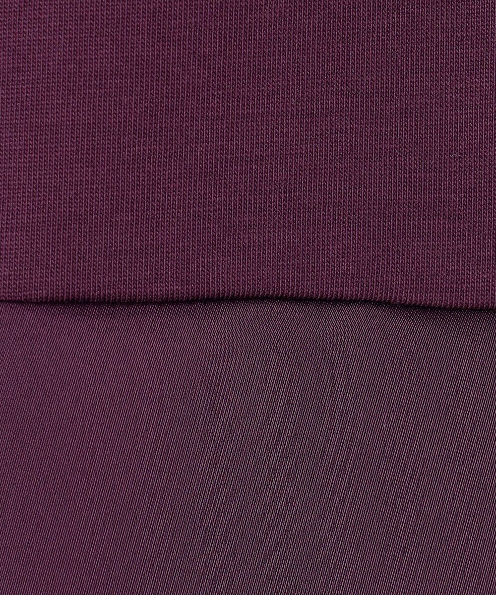 ANY L 【WEB限定】サテンコンビペプラムカットソー 