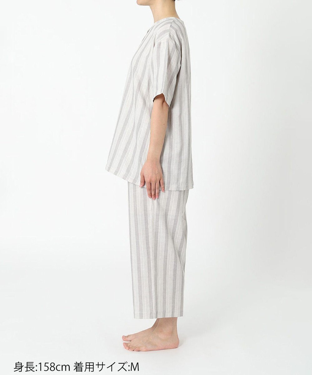 ワコール／睡眠科学 パジャマ 5分袖 半袖 8分丈 綿100%(本体) レディース YDT146 睡眠科学／ワコール 