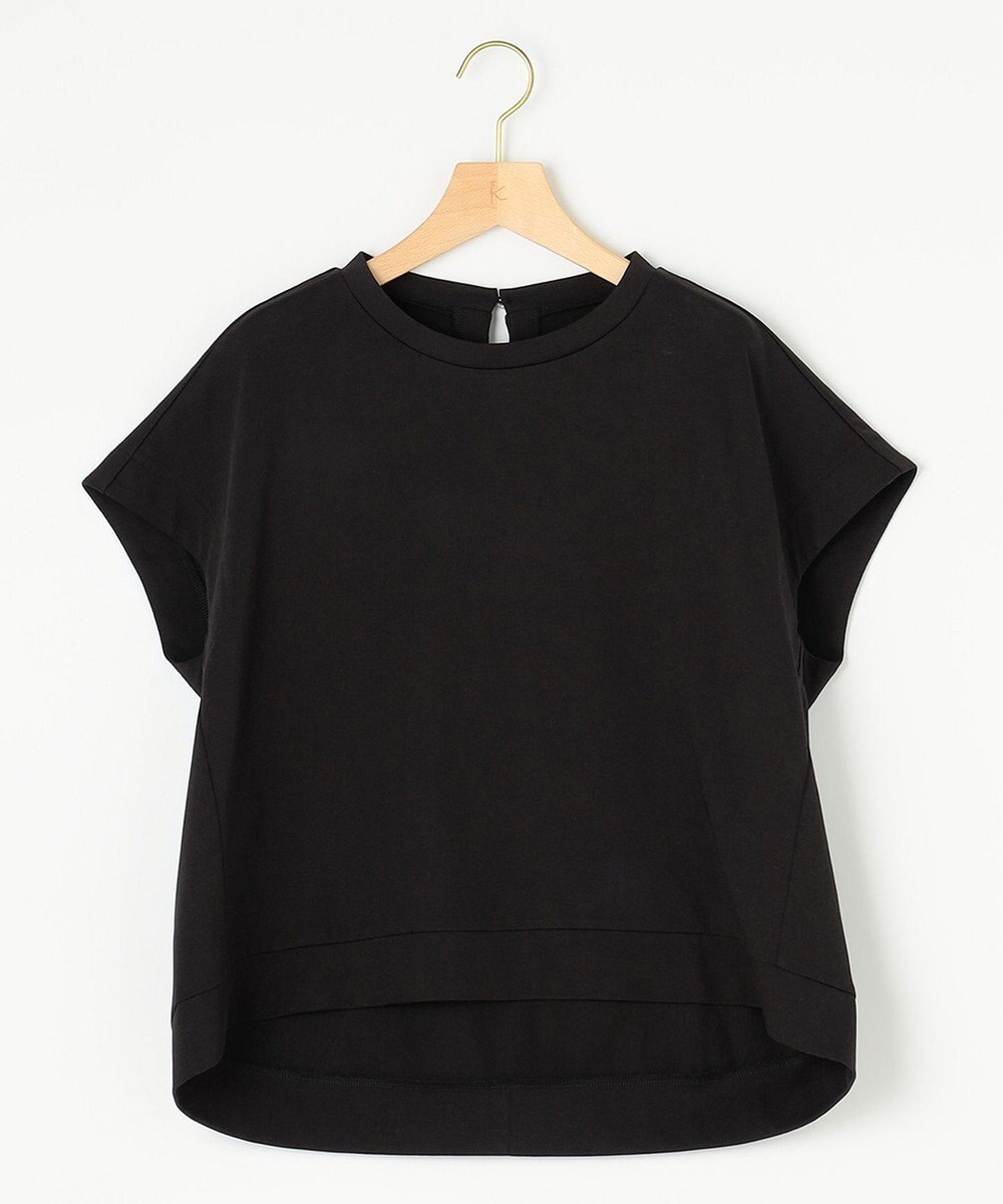 組曲 【汗ジミ防止・撥水】GIZAプレーティング天竺フレンチスリーブ カットソー 