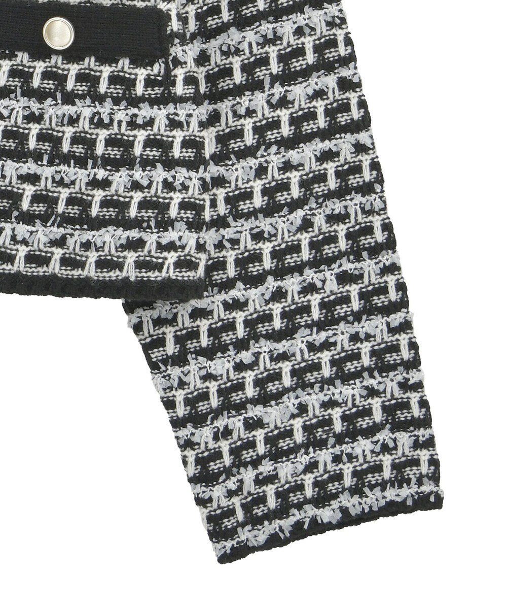 earth music&ecology ニットツイードジャケット 