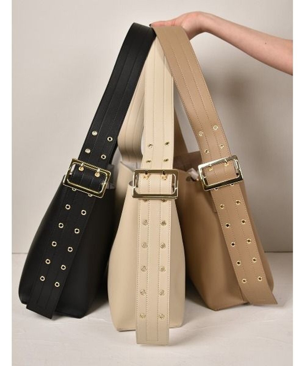 LA BAGAGERIE 【MONICA】ベルトデザインA4トート 