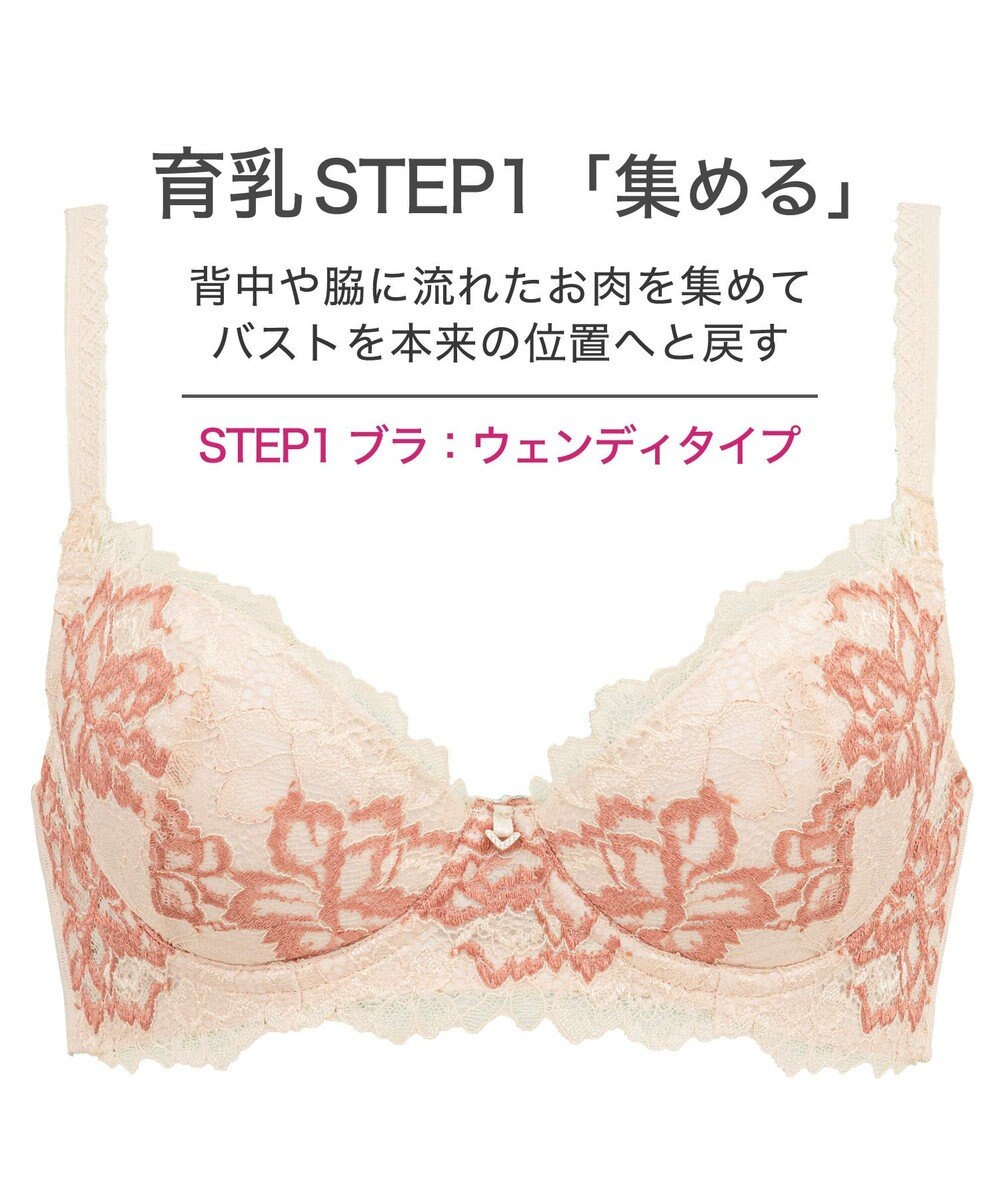 BRADELIS New York 【BRADELIS New York / 育乳補整ブラ・STEP1 集める】ウェンディステップ1ブラ24S2 
