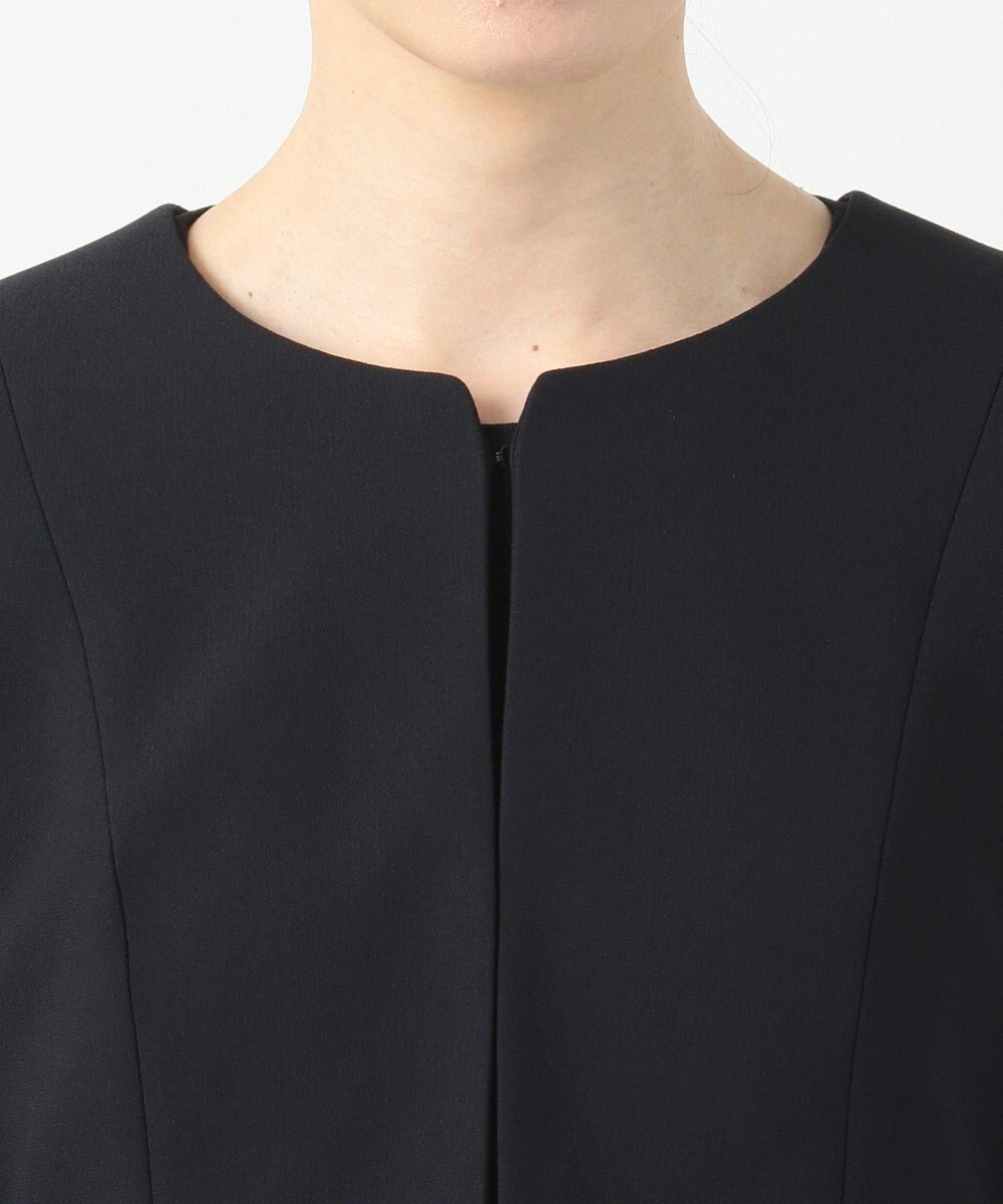 自由区 FORMAL 【お受験/セレモニーに】濃紺　洗える/衿取り外し　ワンピース+ジャケット 