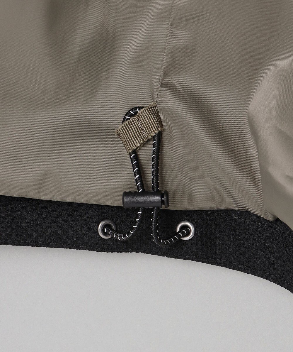 GOTAIRIKU 仕事で着られる【シワになりにくい/洗える/ストレッチ/吸水速乾】バブルテック フーデッドブルゾン 