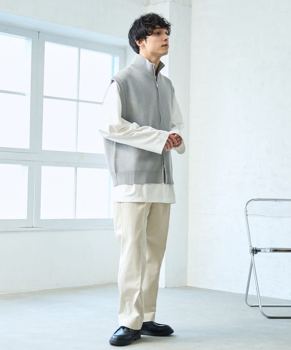 WEGO タックツイルトラウザー 