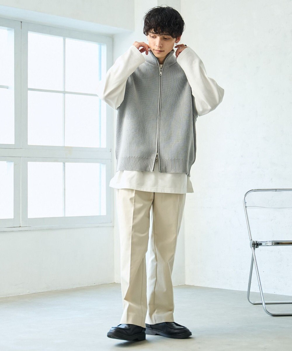 WEGO タックツイルトラウザー 