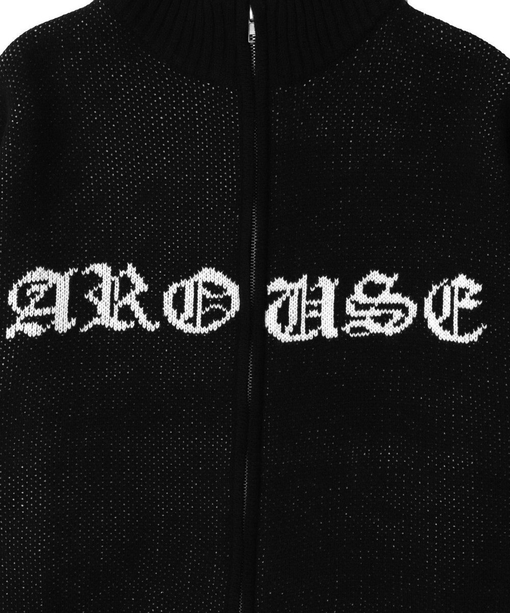 WEGO クロスダメージニットBIGブルゾン 