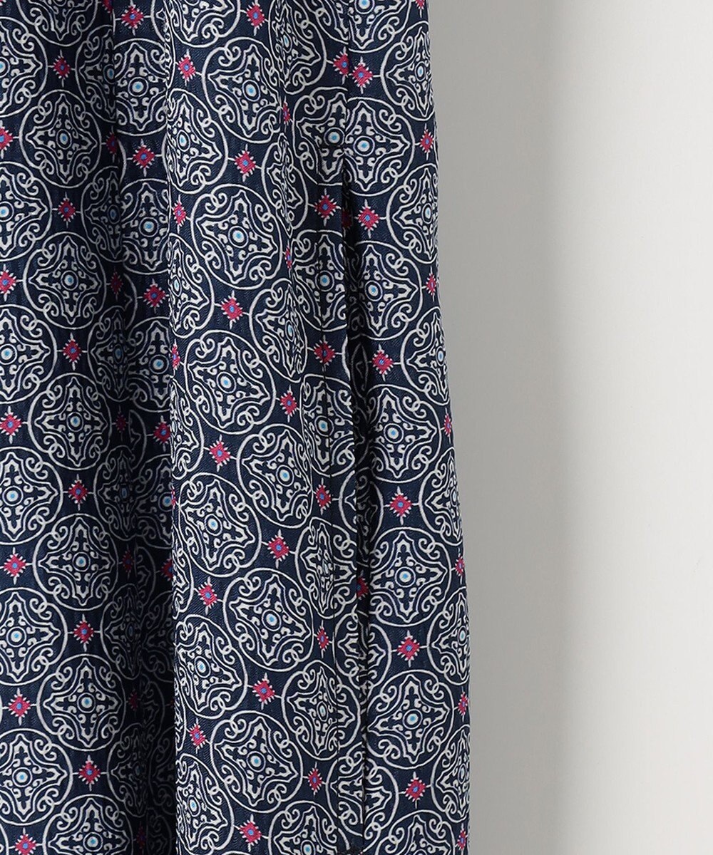 自由区 【洗える・XSサイズあり】アラベスクプリント  ワンピース 