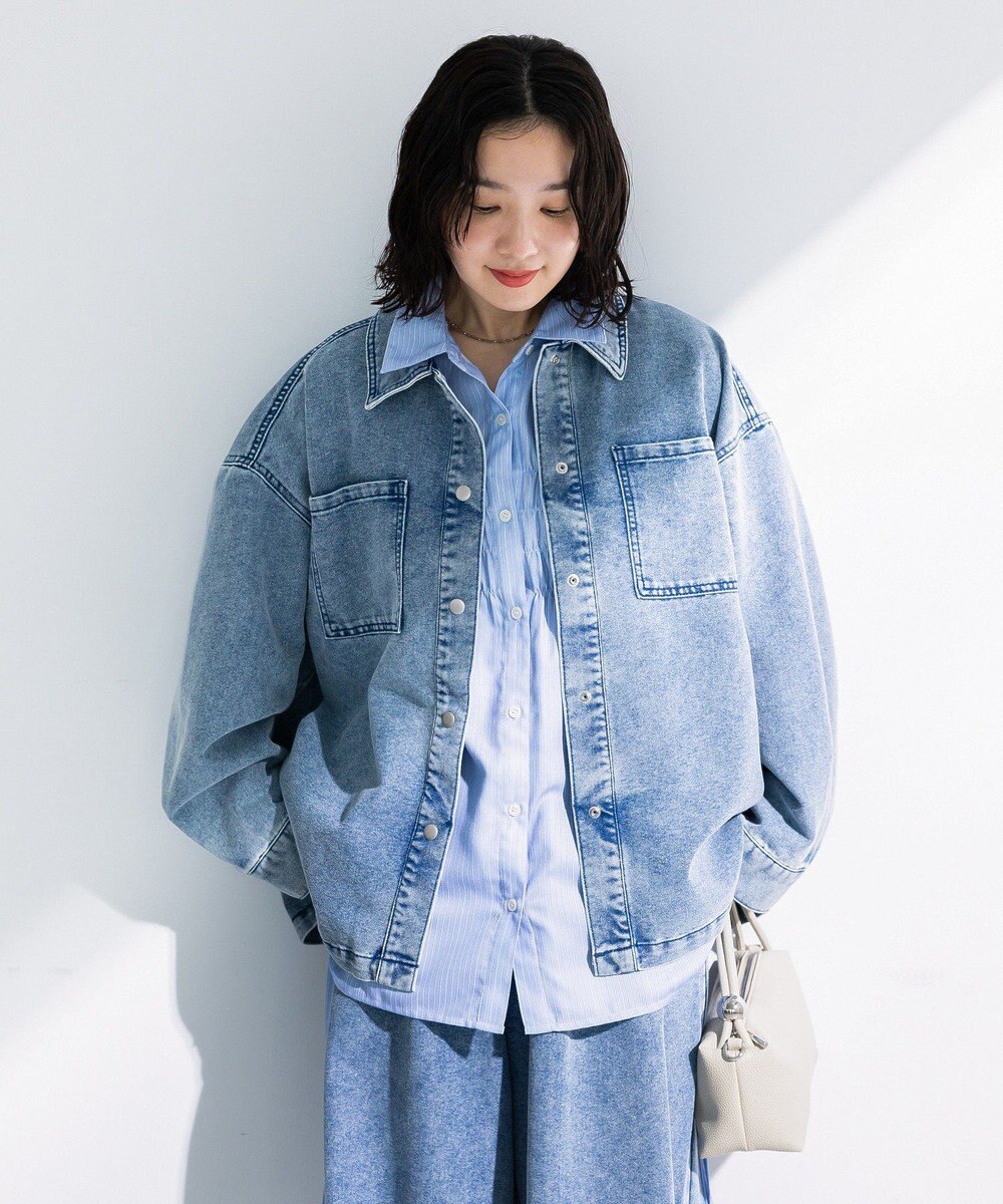 Green Parks デニムシャツブルゾン 