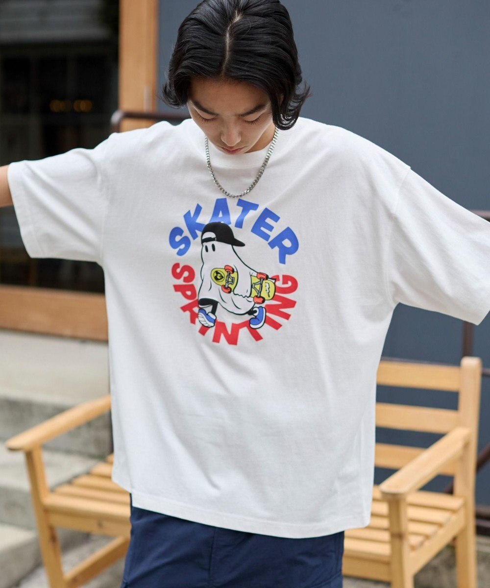 WEGO 【ユニセックス着用ITEM】アクセ付きグラフィックT（SS） 