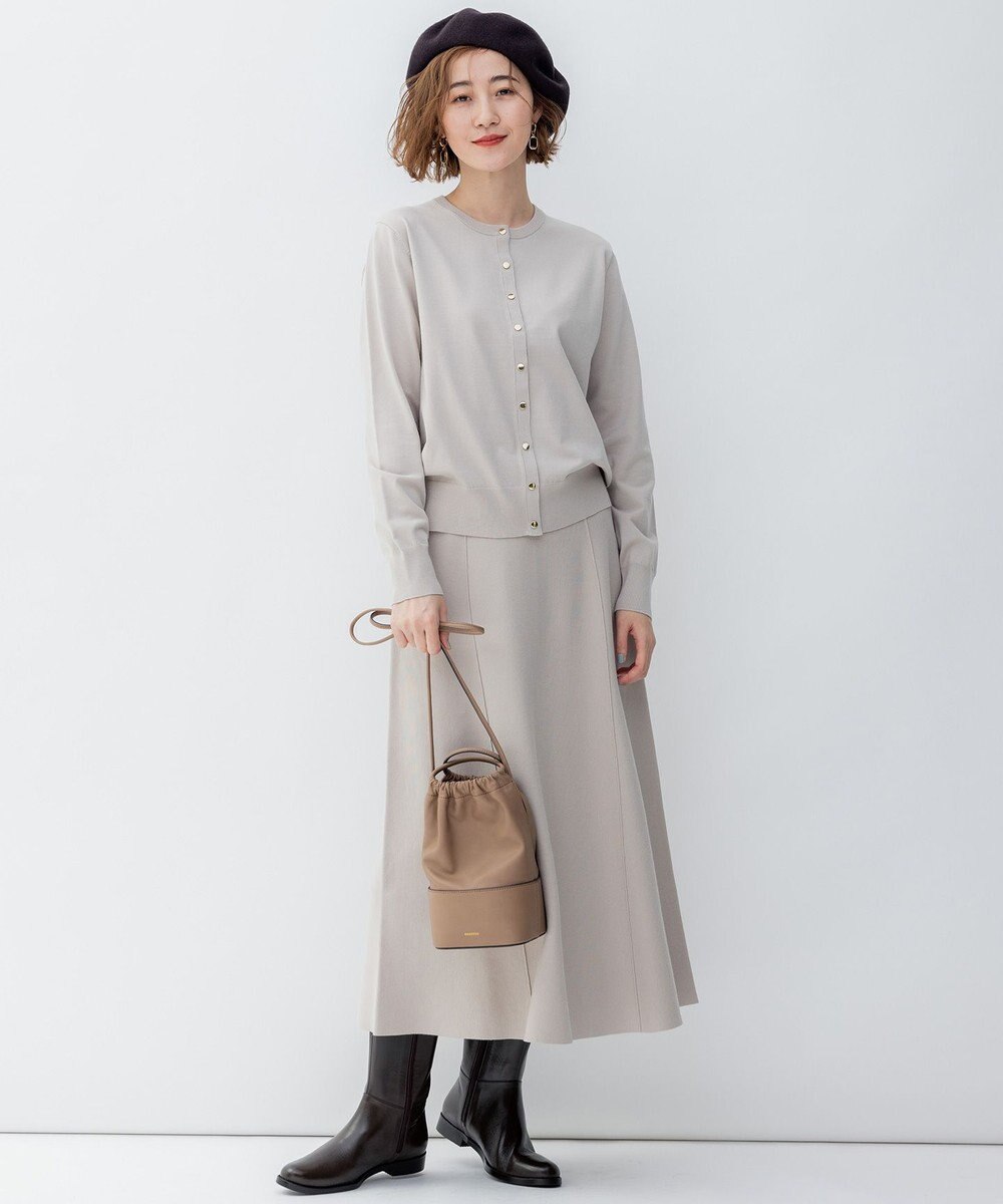 23区 S 【アンサンブル対応】ヴィスコースストレッチ カーディガン 