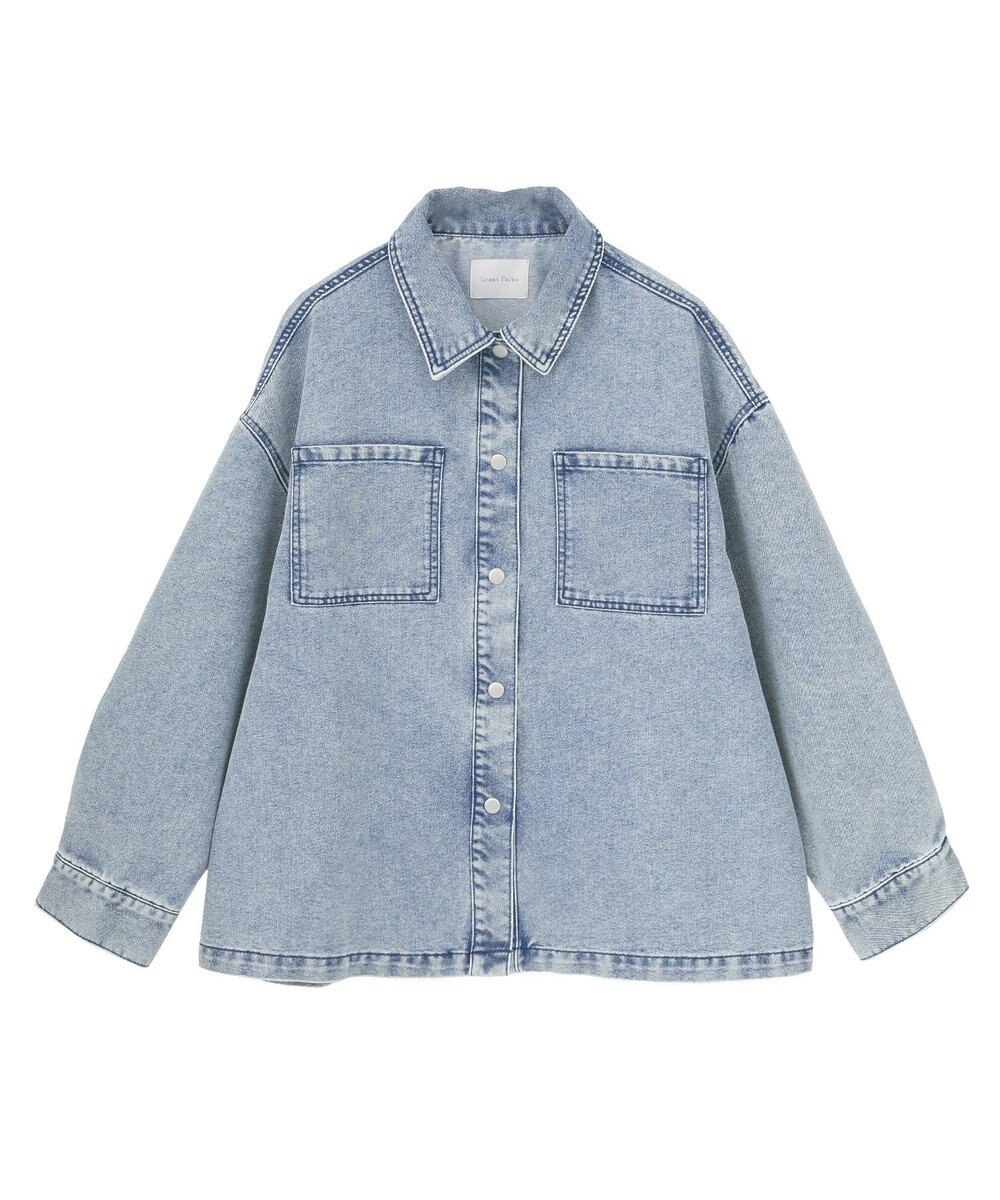 Green Parks デニムシャツブルゾン 