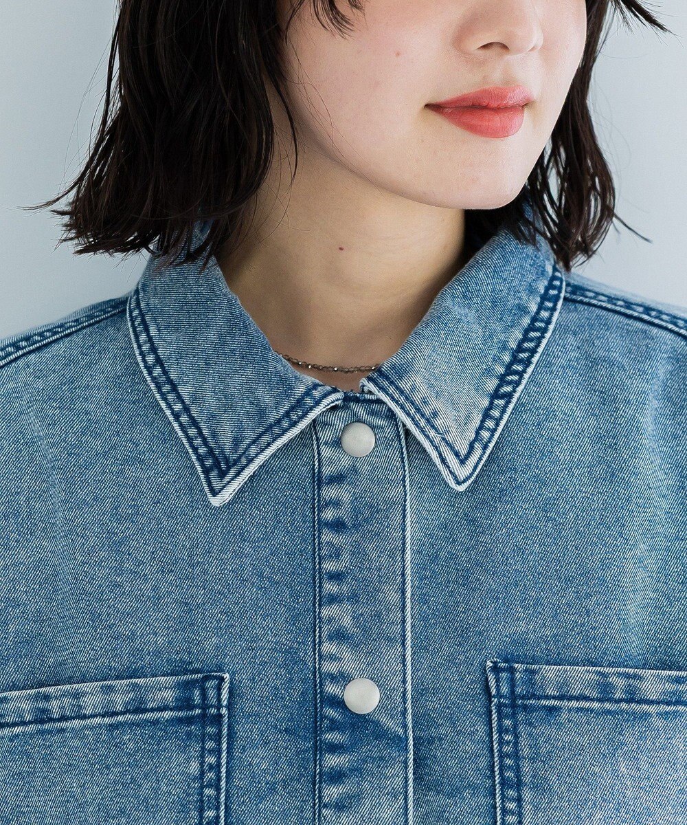 Green Parks デニムシャツブルゾン 