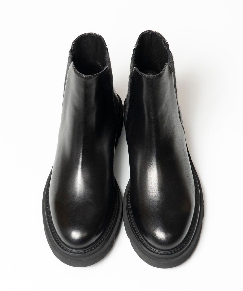 BONTRE 【LucaGrossi/ルカグロッシ】厚底サイドゴアショートブーツ 