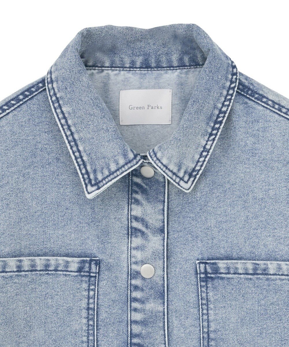 Green Parks デニムシャツブルゾン 