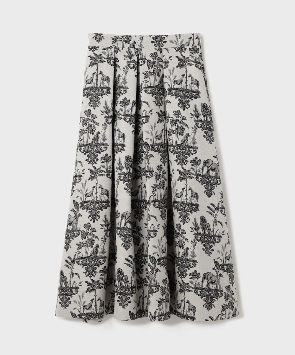 GRACE CONTINENTAL アニマルジャガードスカート 