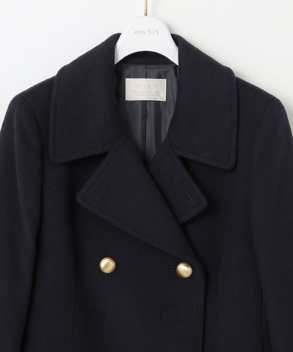 ANY SIS 【WEB・一部店舗限定】ウールアンゴラミックスリッチ コート 