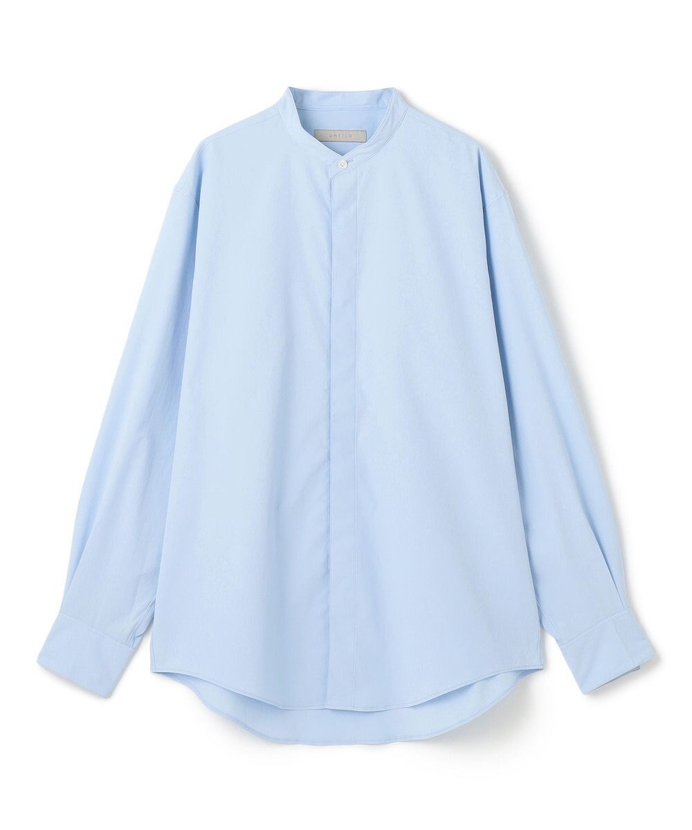 UNFILO MENS コンフォートシャツ バンドカラー 