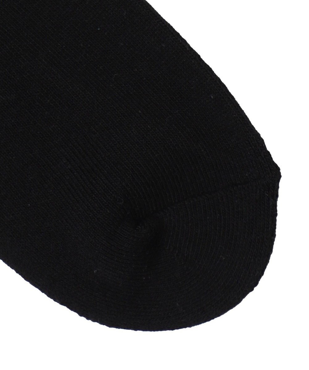 WEGO カラーロゴ刺繍アンクルパイルソックス 