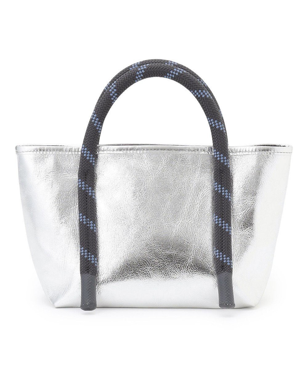 23区 NOMADIS JOY レザー ミニ トートバッグ(シルバー) 