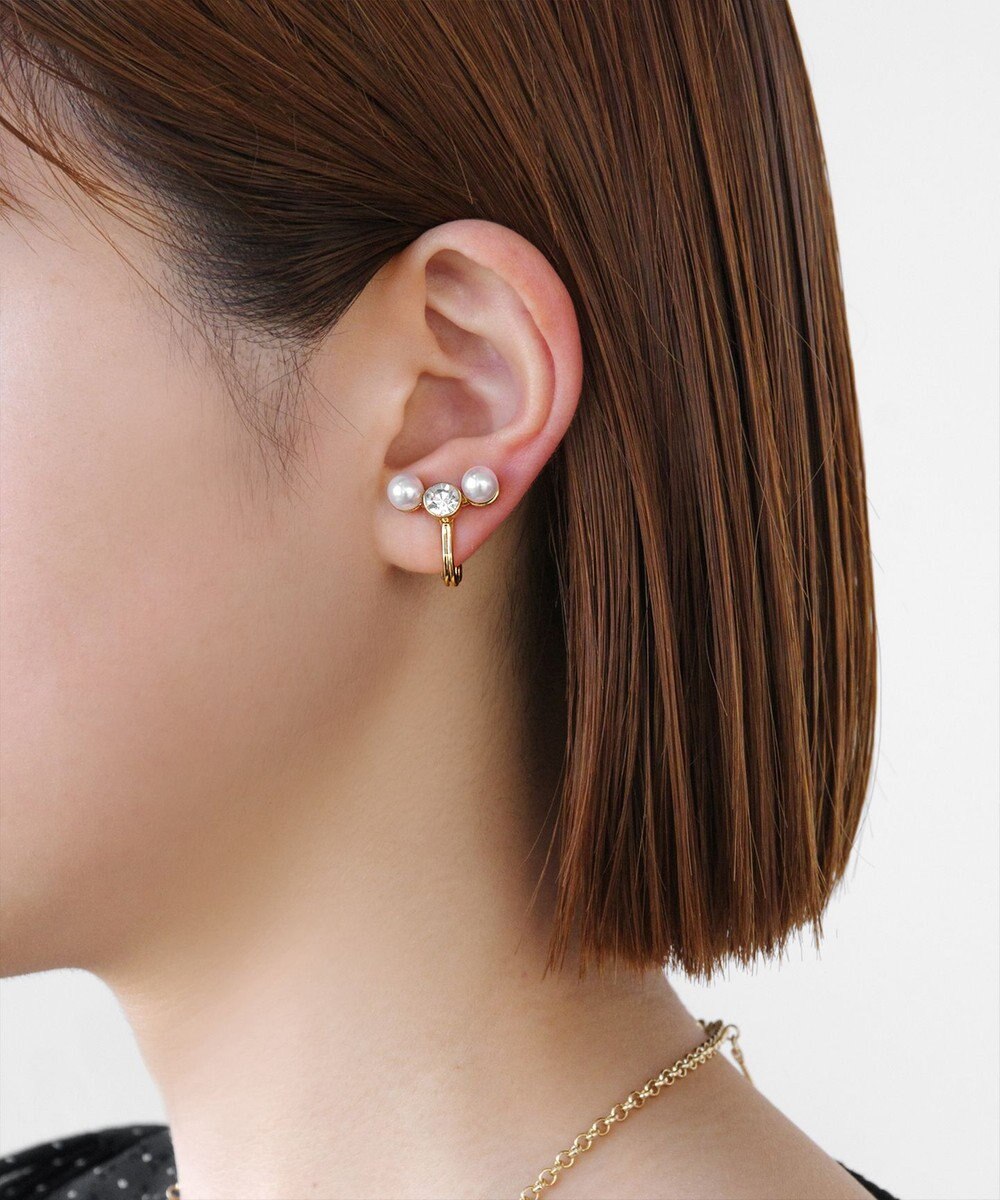 TOCCA 【大人百花掲載】DOUBLE FACE PEARL EARRINGS イヤリング 