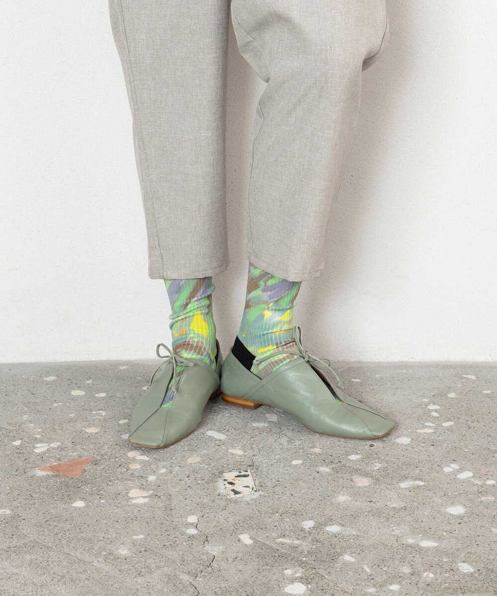 TRICOTE マーブルクルーソックス 