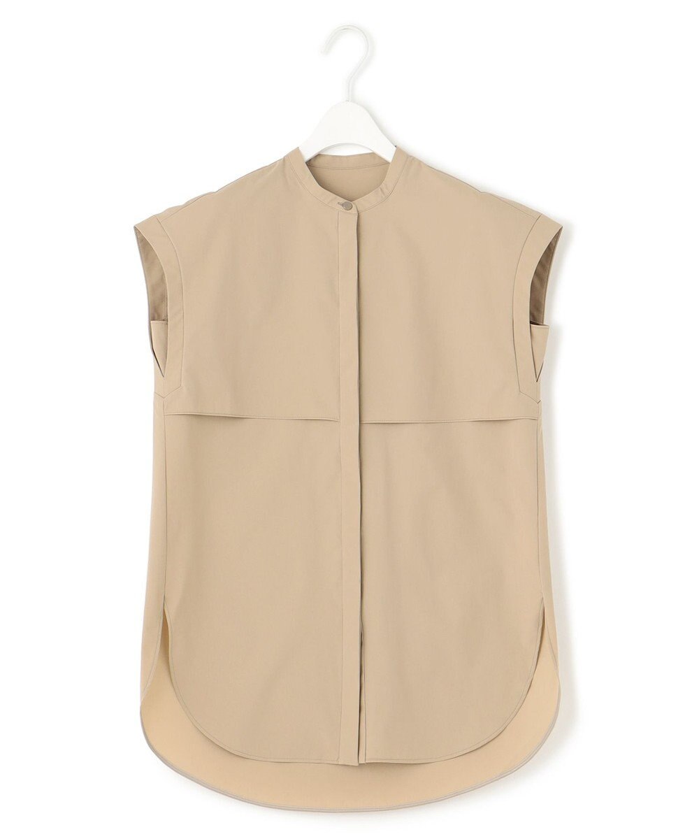 ICB L 【接触冷感・UVカット・撥水・洗える】 プルーフ4WAYタフタ ブラウス 