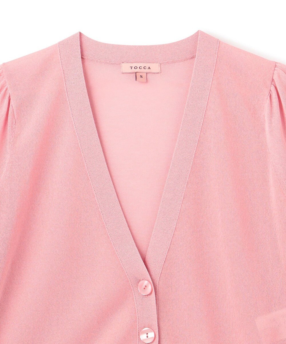 TOCCA 【洗える！】SHEER KNIT カーディガン 