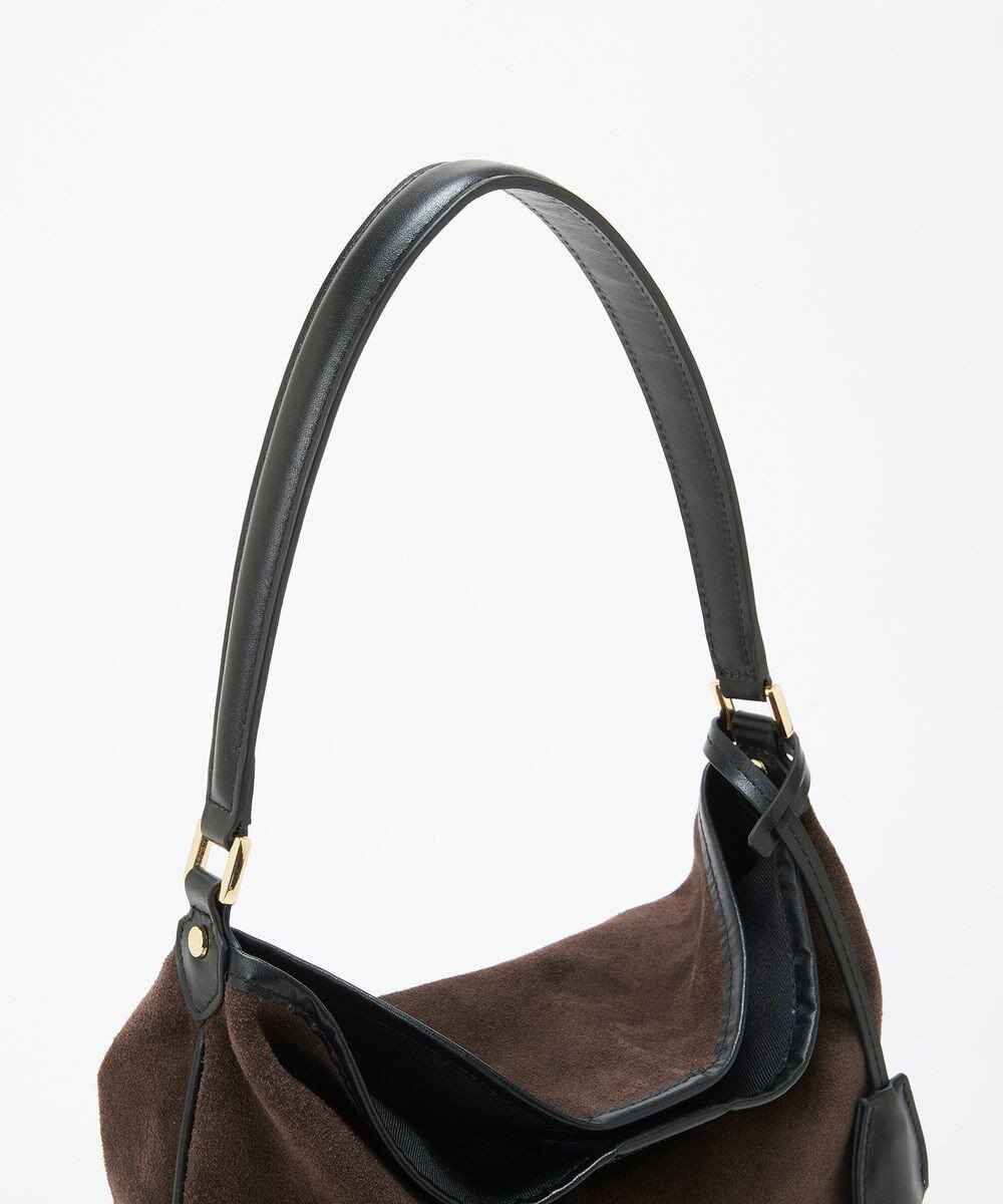 TOPKAPI 【TREASURE TOPKAPI】スエード レザーコンビ ワンショルダーバッグ チャーム付き 