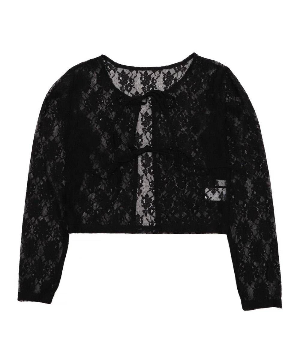 WEGO レースリボンカーディガン 