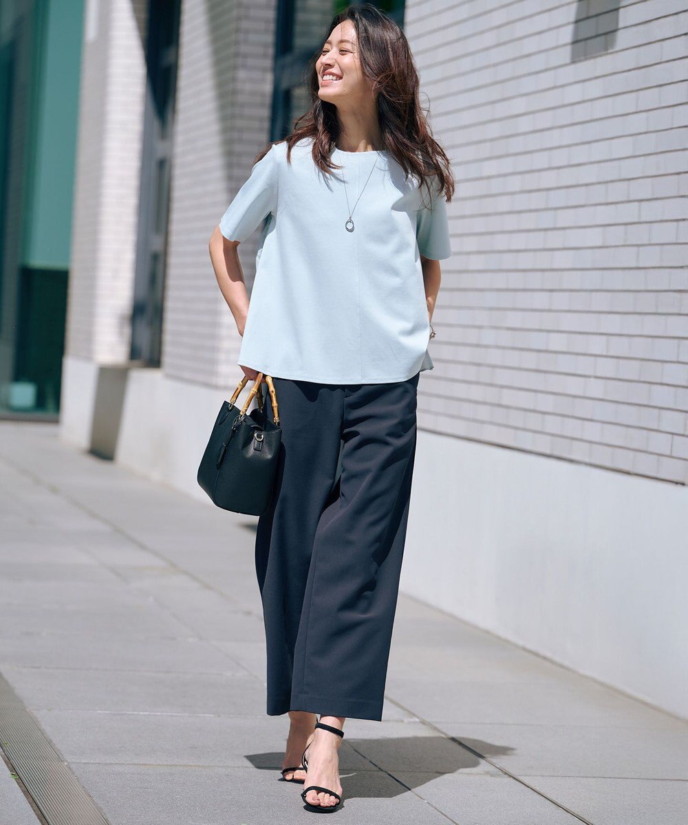 J.PRESS LADIES ステンレスオーバルネックレス 