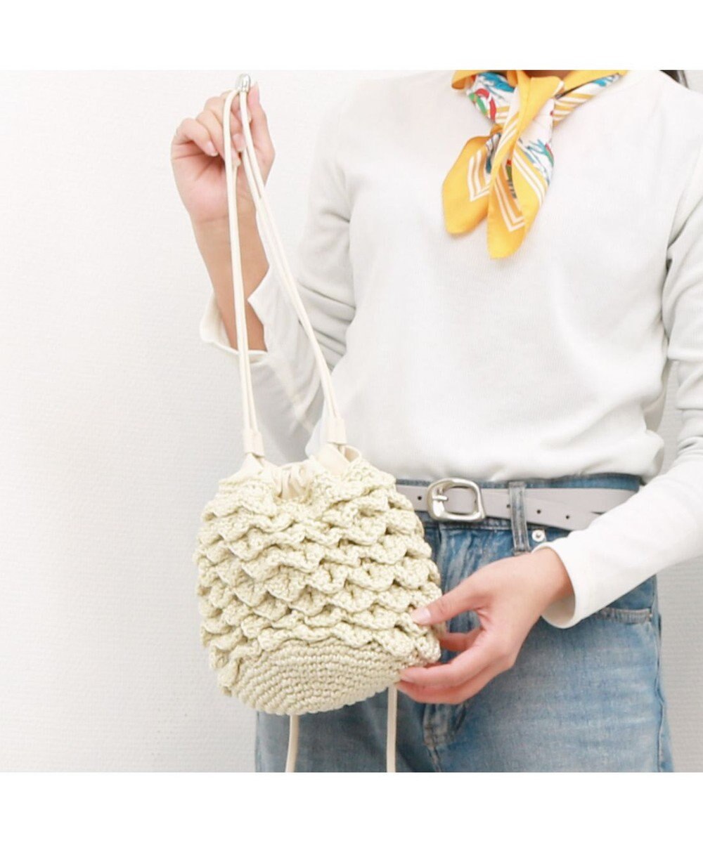 UNBILLION カシュカシュ cachecache / クロッシェミニ巾着バッグ 