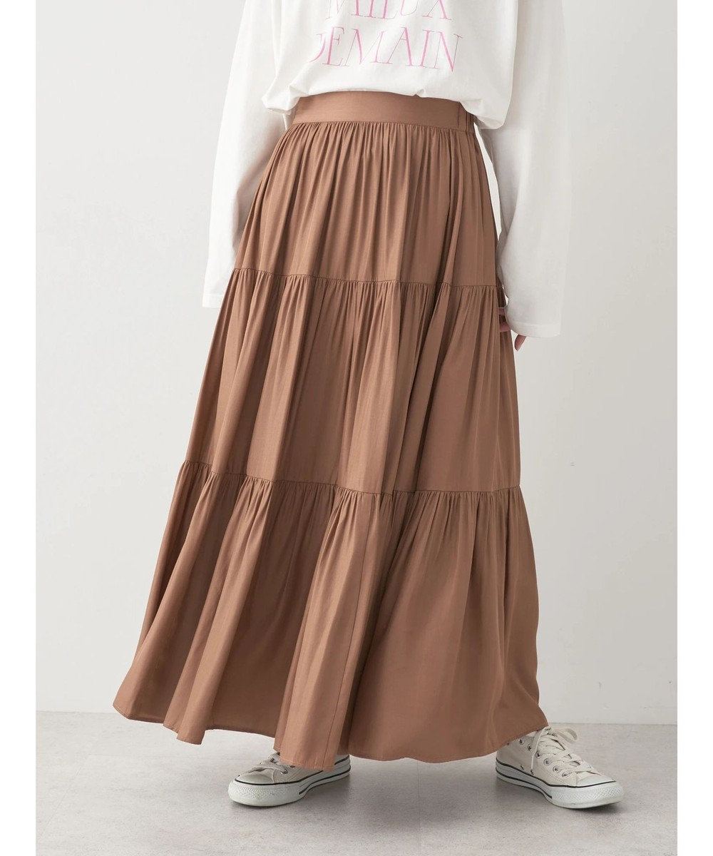 earth music&ecology ティアードスカート 