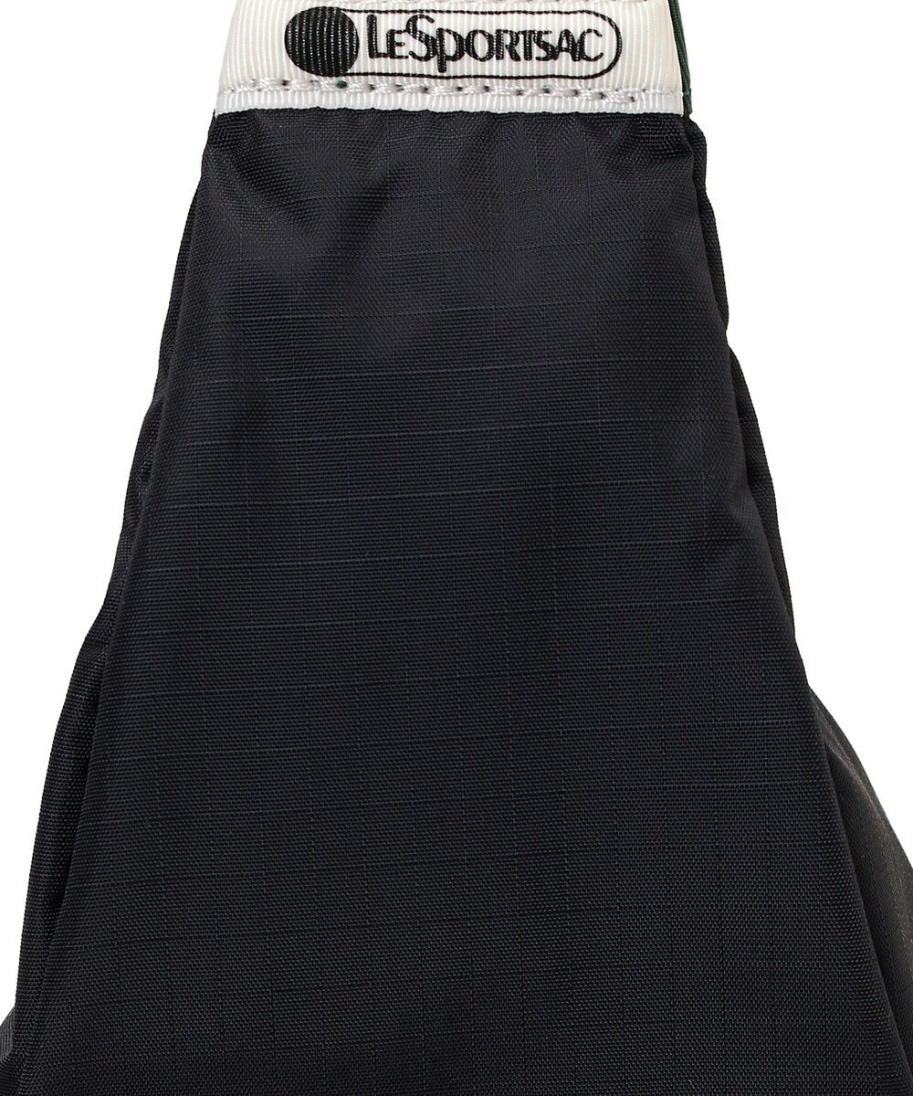 LeSportsac MED HAMMOCK ADJ BAG/ディープシー/ボトルグリーンウェビング 