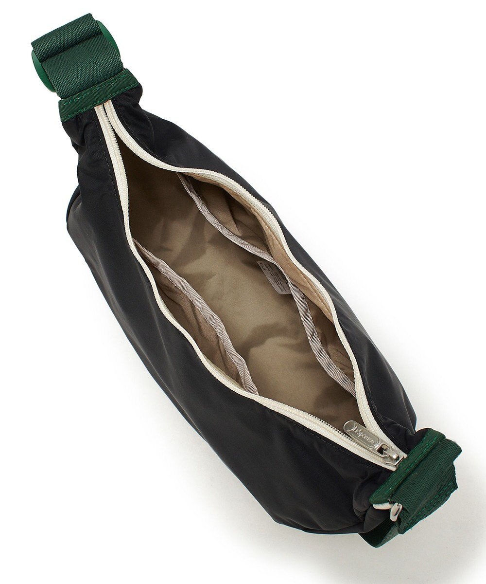 LeSportsac MED HAMMOCK ADJ BAG/ディープシー/ボトルグリーンウェビング 