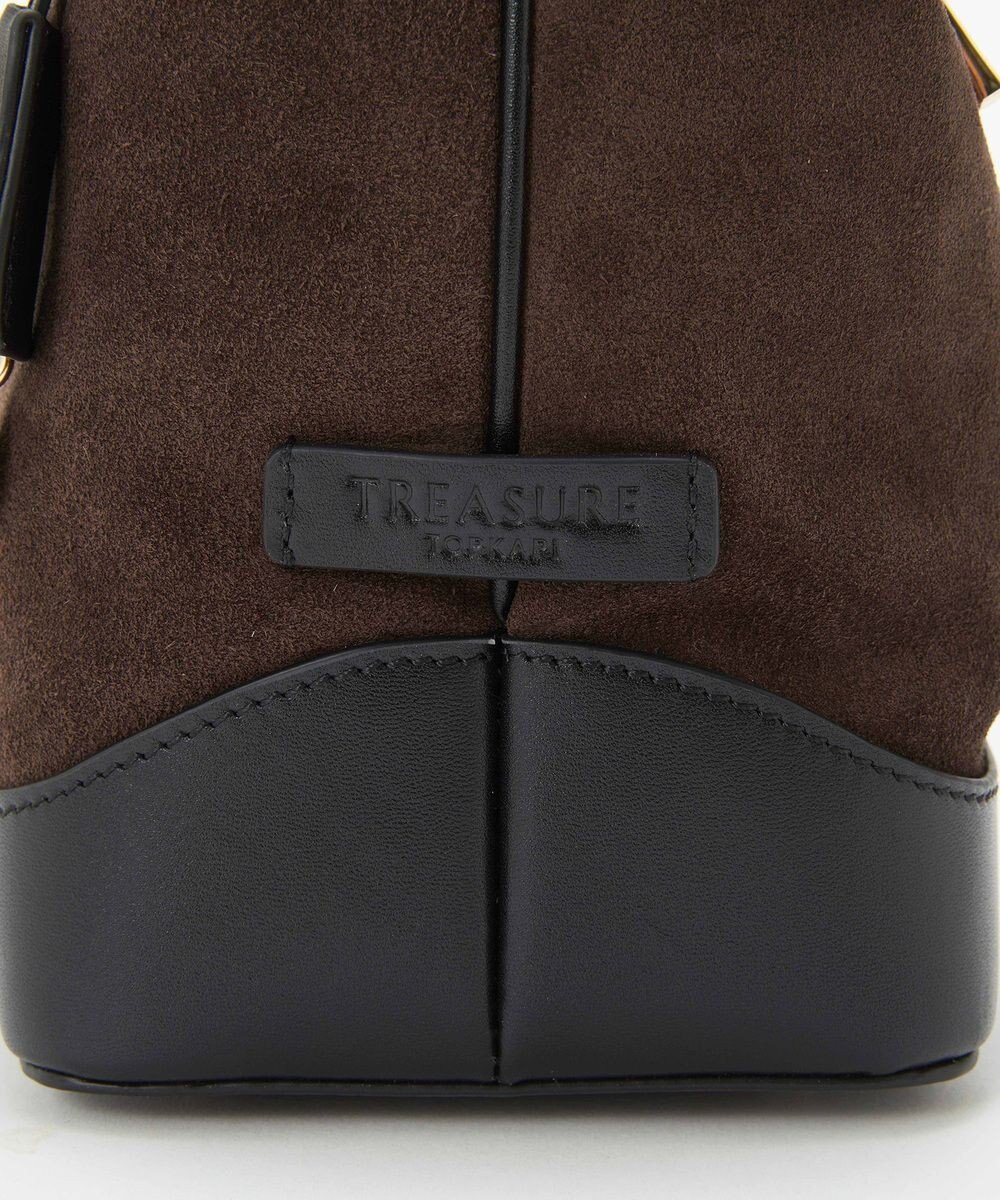 TOPKAPI 【TREASURE TOPKAPI】スエード レザーコンビ ワンショルダーバッグ チャーム付き 