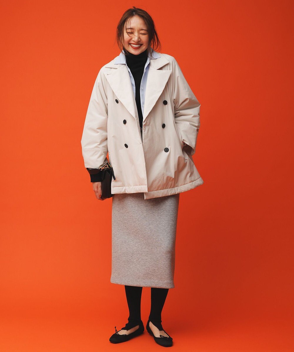 UNFILO 【野呂佳代さん着用】BEAUTY FORM JERSEY Iラインスカート 