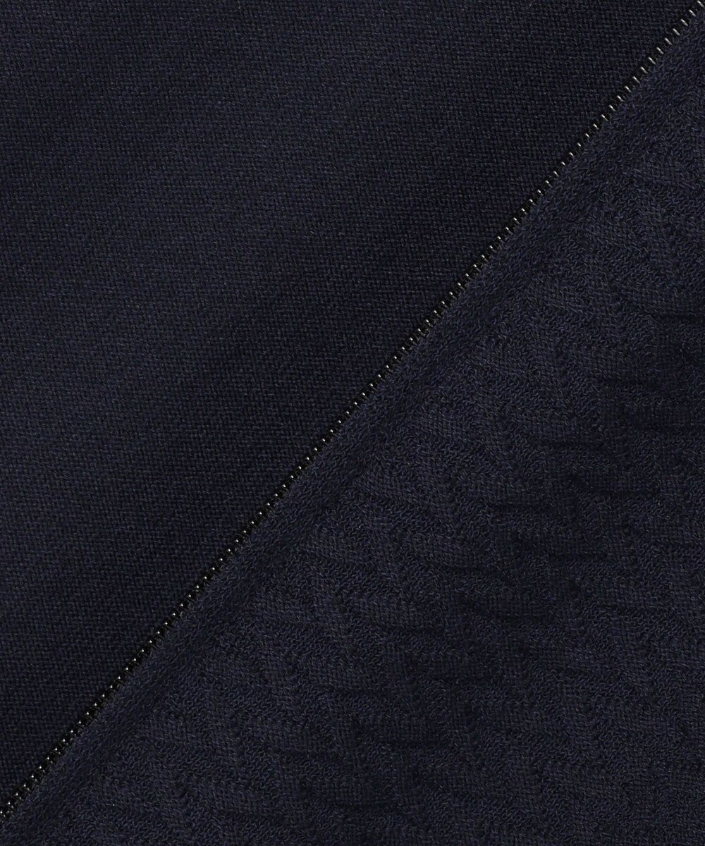 JOSEPH ABBOUD 【サステイナブル・オーガニックコットン使用】オーガニッククールニットジップ カーディガン 