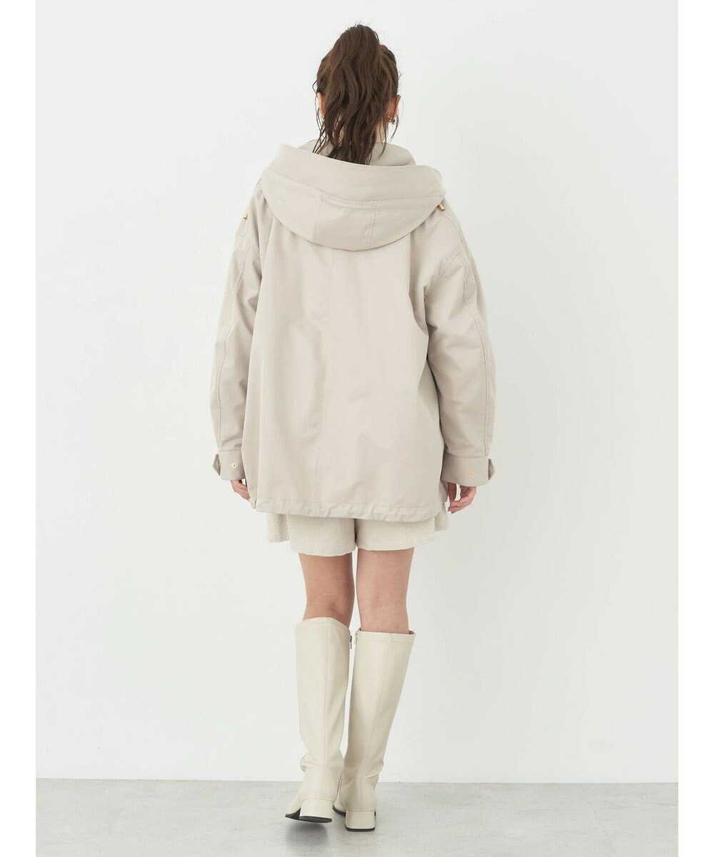 earth music&ecology マルチウェイマウンテンパーカー（ファー） 